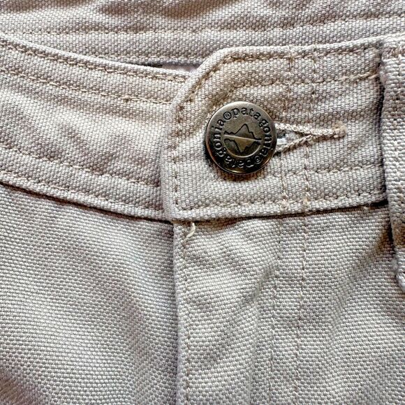 Patagonia Workender Canvas Khaki Pants Mens 31 Short Abrasion Resistant Burlap - Picture 6 of 13